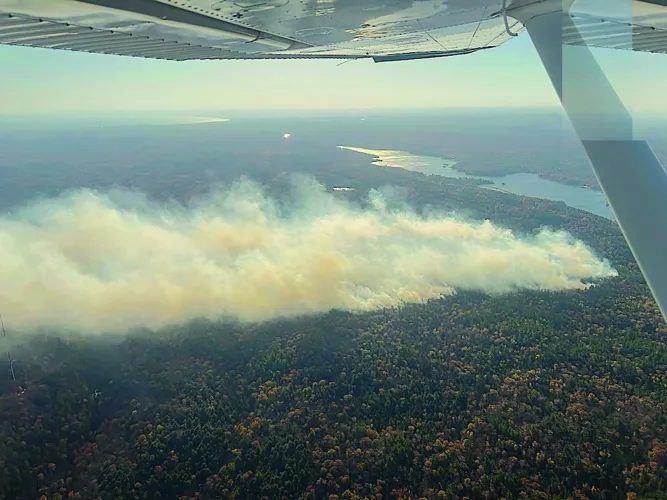 Containment expanded on U.P. wildfires